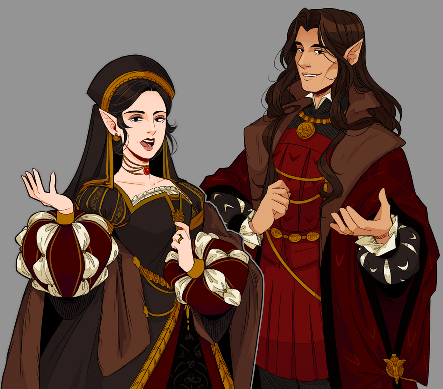 Hitheraeth and Thardor Eristaer - Original Characters