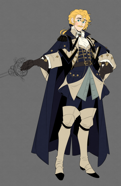 Saverio Magpie Design - Original Character